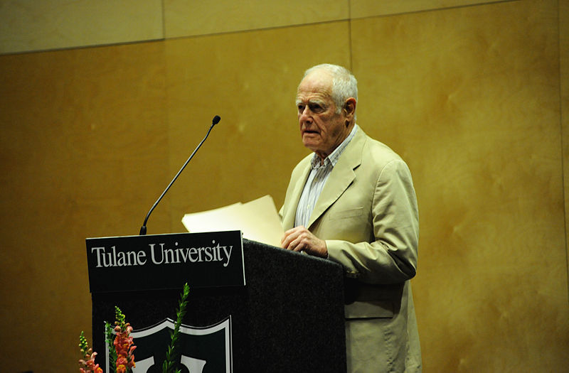 James Salter, American Short Story Writer and Novelist reads at Kendall Cram, Tulane University, New Orleans, November 10, 2010. Sponsored by the English Department as well as the Creative Writing Fund.