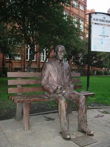 Alan Turing memorial statue in Sackville Park, Manchester