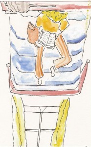 Hans Castorp and I Made Good Use of Our Rest Cures / illustration by Sarah Van Arsdale