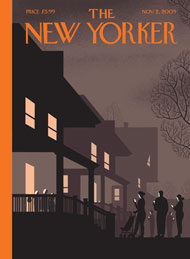 "Unmasked," by Chris Ware (cover of the New Yorker's Nov. 2 issue)