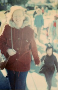 Laura and her mom, 1983