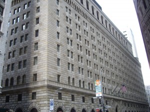 Federal Reserve Bank of New York: Image from Wikimedia Commons (photo credit: Dmadeo)