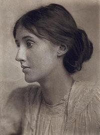 Portrait of Virginia Woolf (1882-1941) photographed in 1902 by George Charles Beresford 