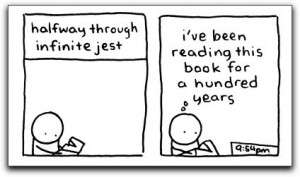 cartoon by John Campbell, from his Hourly Comic Journal (January 9th, 2008)