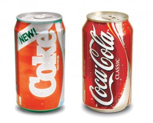 New Coke vs. Coca Cola Classic