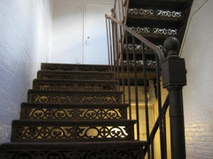 Stairway in the Old American Can Factory / photo from http://www.xoprojects.com/